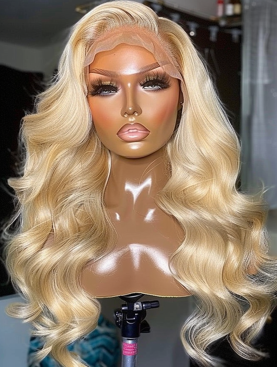 Blond bodywaves wig
