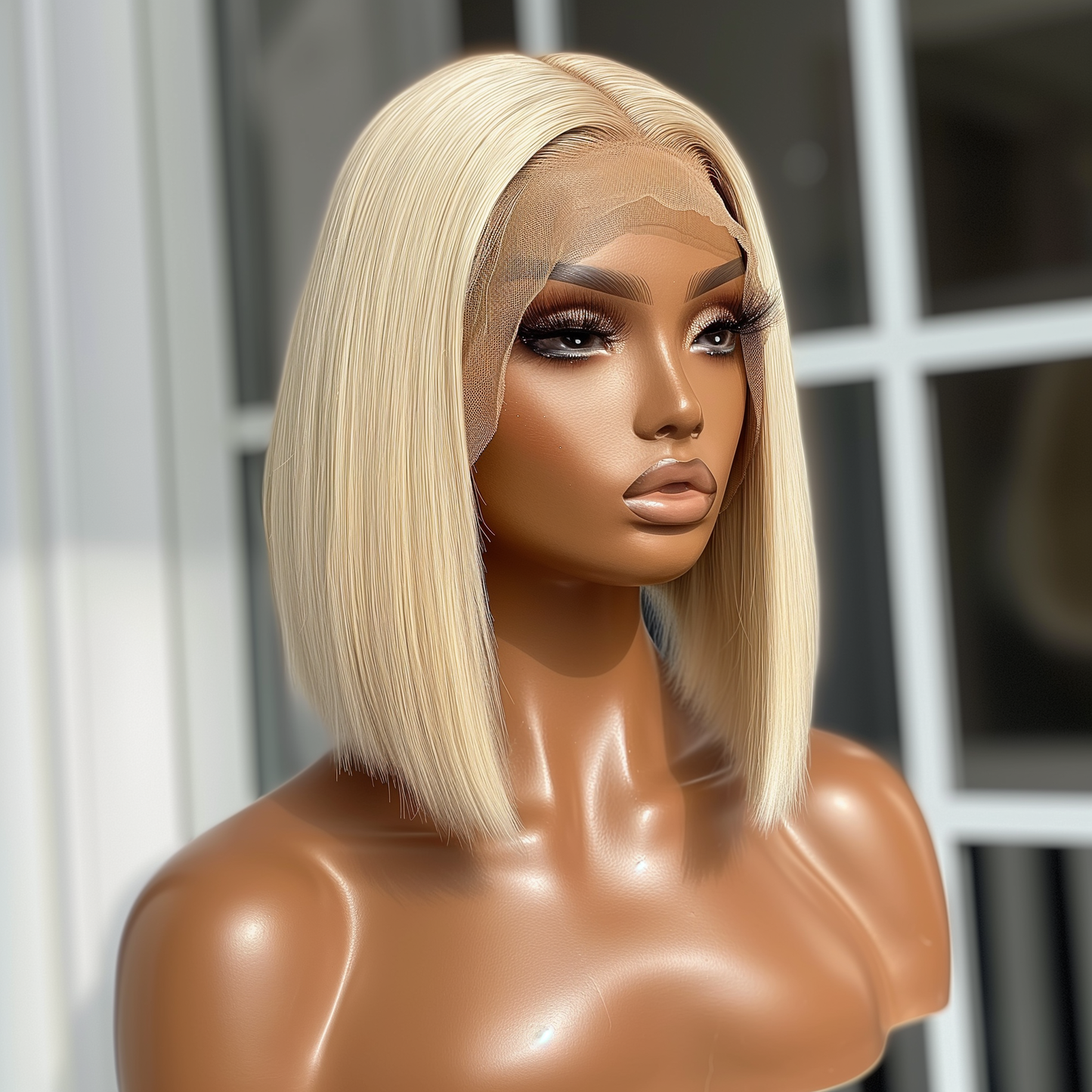 Blond bob wig